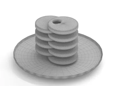 Decorative Tabletop Vase 3D model