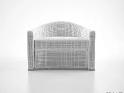 Holly Hunt Sevilla Chair 3D model