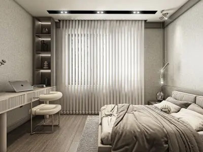 Interior Scene Children Room Vray 3D model