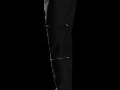 Male cargo pant 3D model