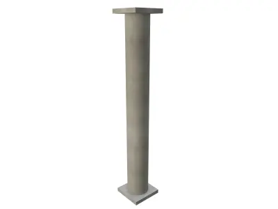 The Column lowpoly Free low-poly 3D model