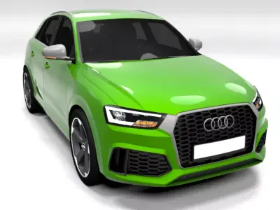 AUDI RSQ3 Low-poly 3D model