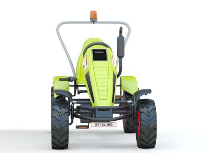 Pedal Car BERG Claas BFR 3D model