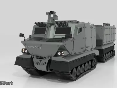Bronco All Terrain Tracked Carrier 3D print model