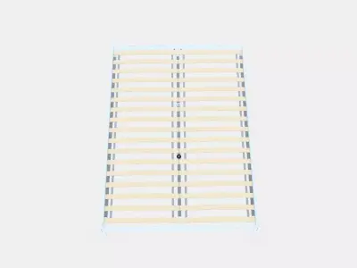 VEVELSTAD Bed frame Low-poly 3D model