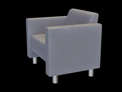 Granada Sofa 02 Low-poly 3D model