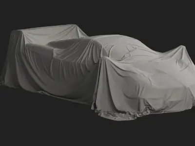 Sportcar Cover 07 3D model