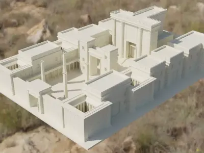 Herods Temple 3D print model