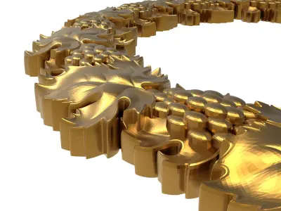 carved frame 3D model 54