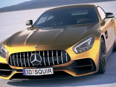 Mercedes AMG GT S 2018 3D model