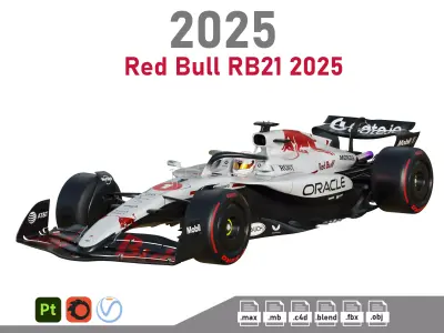 F1 Red Bull RB21 2025 3D model