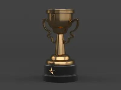 Trophy Cups 3D model 31