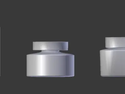 Bathroom Container Set Free 3D model