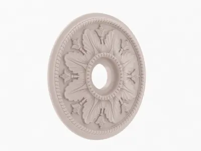 Classic Ceiling Medallion 06 3D model