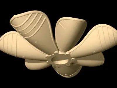 Luxury Diamond Stud Earring 3D Model Free 3D print model