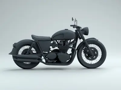 triumph boober style 3D model