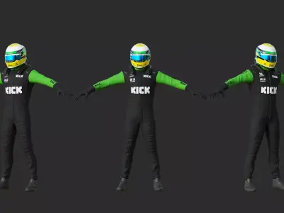 F1 Sauber Race Suit 2025  3D model