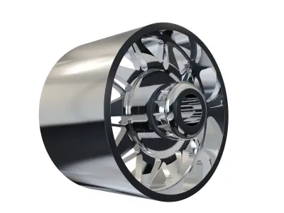 JTX REAR MELEE DUALLY WHEEL 3D MODEL 3D print model