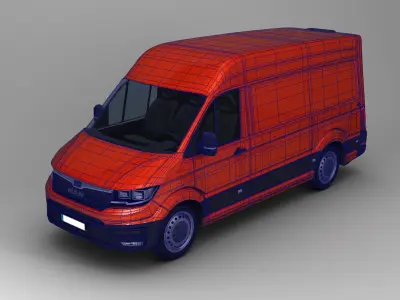 MAN TGE KASTEN  STANDARD  HOCHDCH  MAN TGE KASTEN 3D model