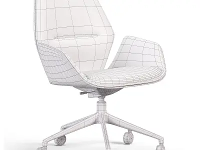 Ginkgo Conference Armchair 3D model