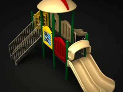 Outdoor Castle 3D model