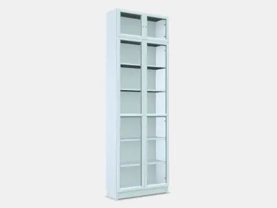 BILLY - OXBERG Bookcase 15 Low-poly 3D model
