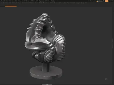 Modern Abstract Decorative sculpture 3d print model 124 3D print model