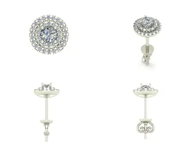 Earrings iz1 3D print model