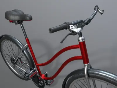 Bicycle - Bike Modern and Vintage Low-poly 3D model