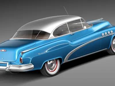 Buick Roadmaster Riviera 1952 3D model