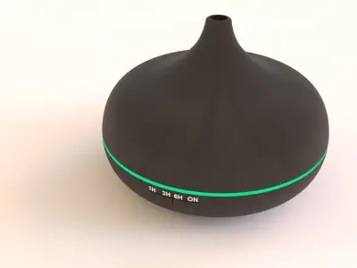 Cool Mist Air Humidifier 3D Free 3D model