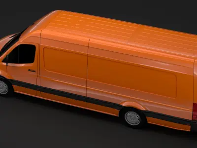 Freightliner Sprinter Panel Van L4H2 RWD 2020 3D model