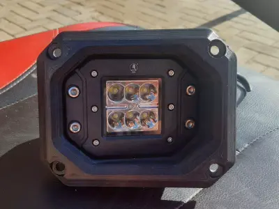 LED Fog light Bumper Housing for 4x4 Offroad vehicles 3D print model