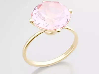 Ring Model Low-poly 3D model