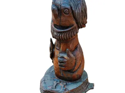 Park Sculpture Brownie 3D model