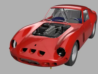 Ferrari 250 GTO - Full Car Kit Bundle Pack 3D Model Collection