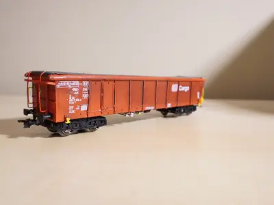 Pre supported H0 1-87 scale Tamns 893 freight car 3D print model