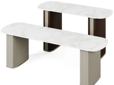 BENTLEY HOME living  coffee tables NESTON 3D model