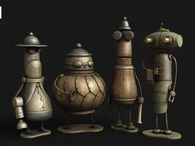 Machinarium Indie Edition Low-poly 3D model