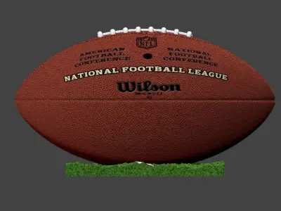 Rugby ball 3D print model