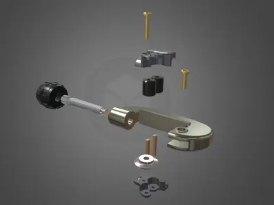 Tube cutter 3D model
