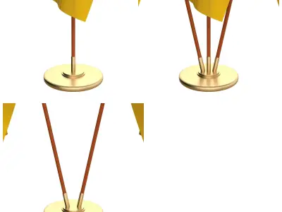 Cameroon Flag Pack 3D model