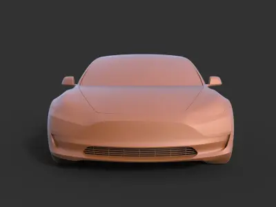 Tesla Model 3 2019 3D print model
