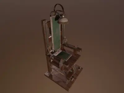 Electical Chair - PBR Game Ready model Low-poly 3D model