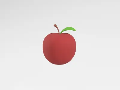 Apple v1 007 Low-poly 3D model