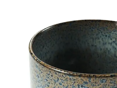 madem stoltz - plant pot blue rost L size 3D model