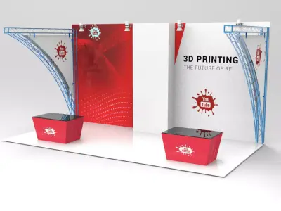 Exhibition MODERN BOOTH 3D model
