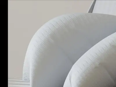 Futuristic Bed 3D model