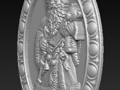 Merry Christmas 3D Model 3D print model