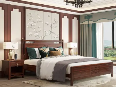 Chinese residential indoor 3D model